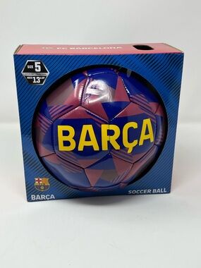 FC Barcelona Soccer Ball Size 5 Barça Futbol Official Style New In Box Fan Gear
